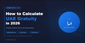 Learn exactly how UAE gratuity calculation works in 2026. Step-by-step formula, real examples, resignation rules, and a free calculator to check your entitlement.