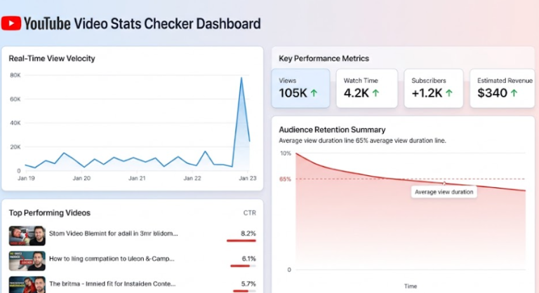 YouTube Video Stats Checker